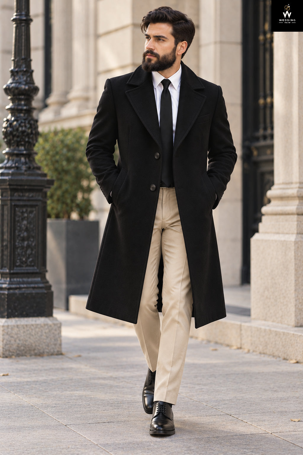 black long coat