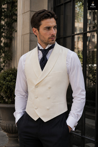 beige waistcoat
