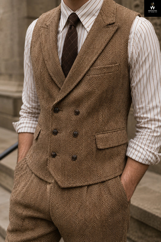 bege waistcoat