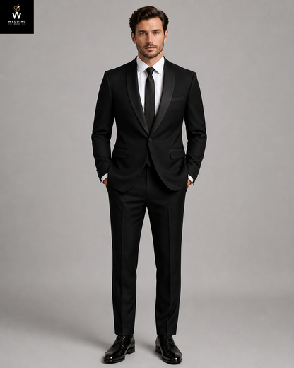 Black Two Piece Suit
