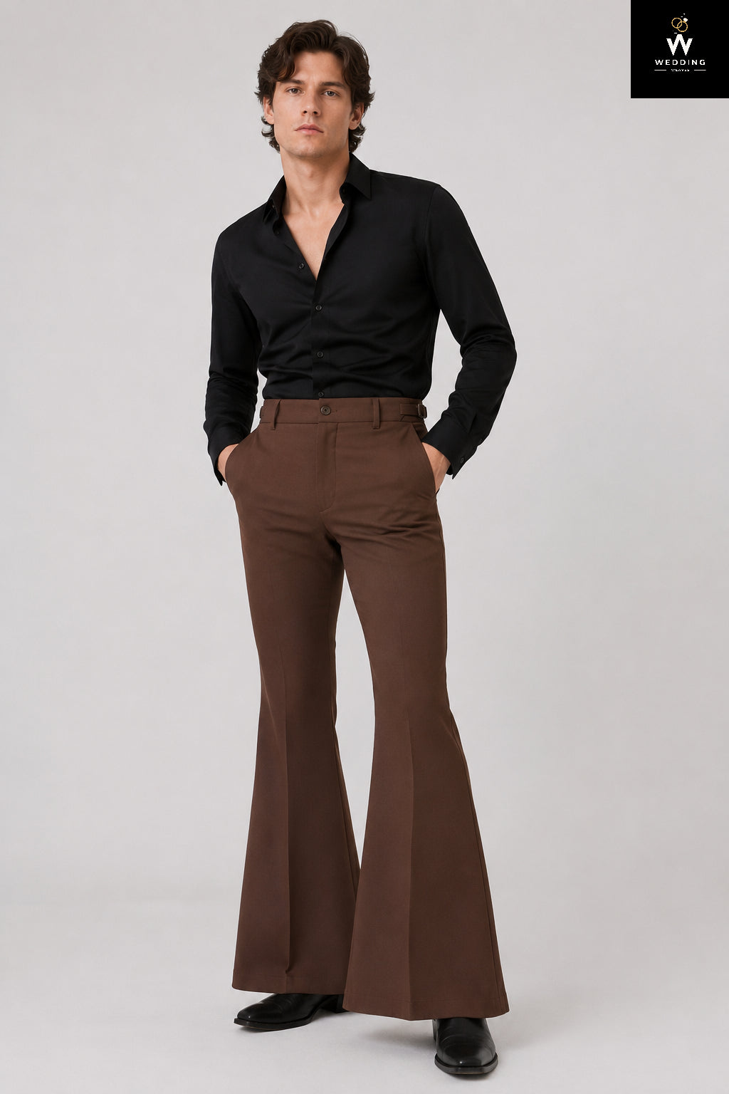 Dark Brown Trouser For men
