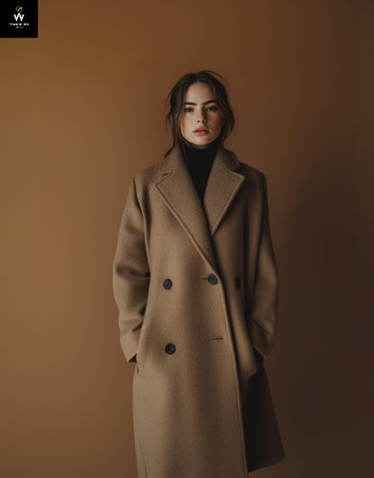 Tan brown over coat
