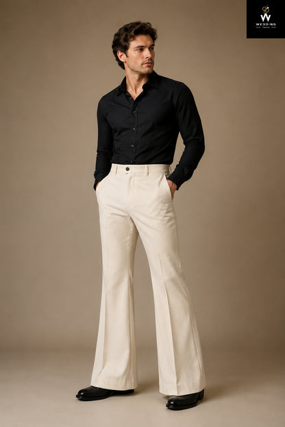 Cream Trouser for Men