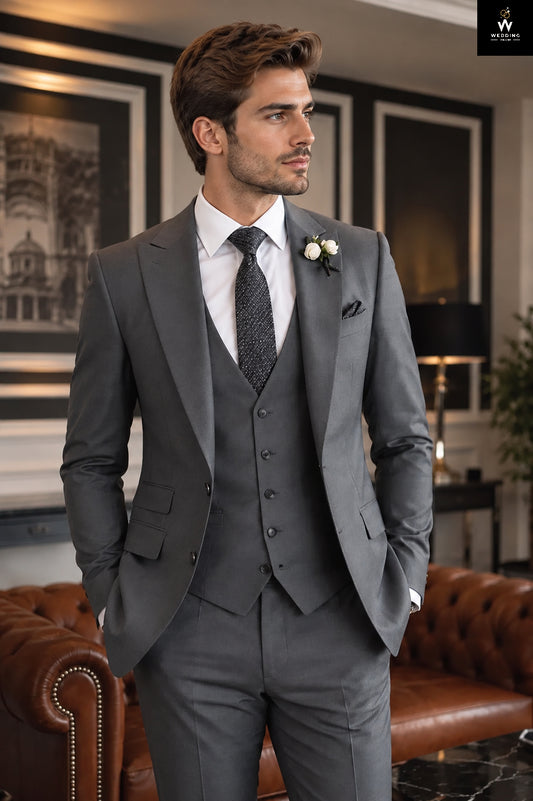 Grey Prom suit
