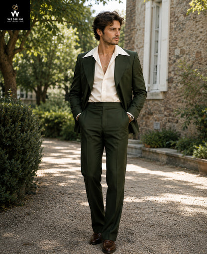 Dark Green Suit for Men
