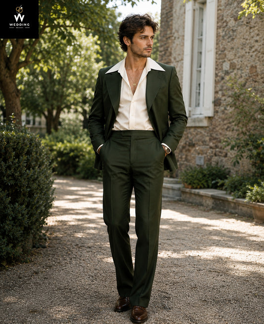 Dark Green Suit for Men