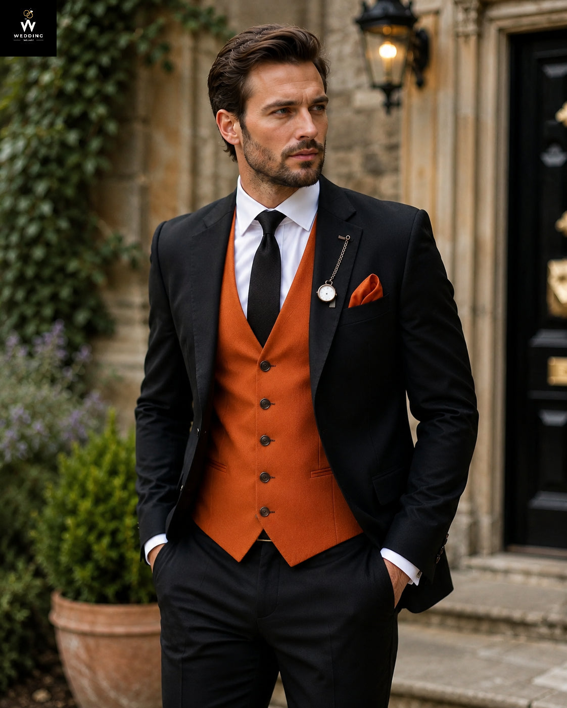 Black suit for Men