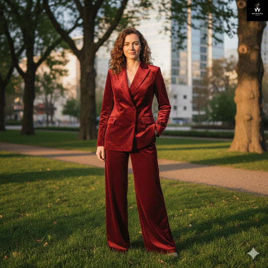 Red velvet Suit