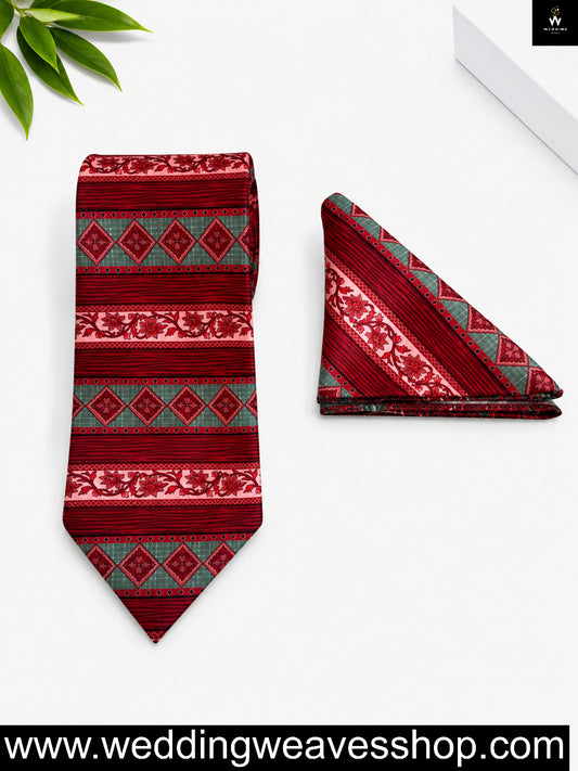 Red Tie set for Men