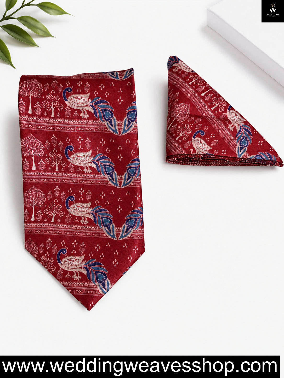 Red Tie Set For Men