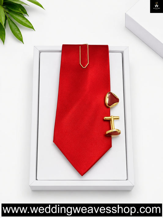 Red Tie For Men