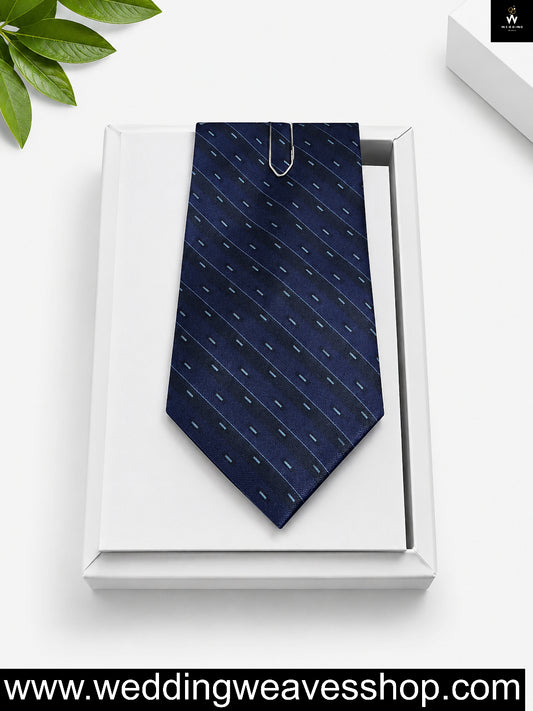 Navy blue Tie For Men