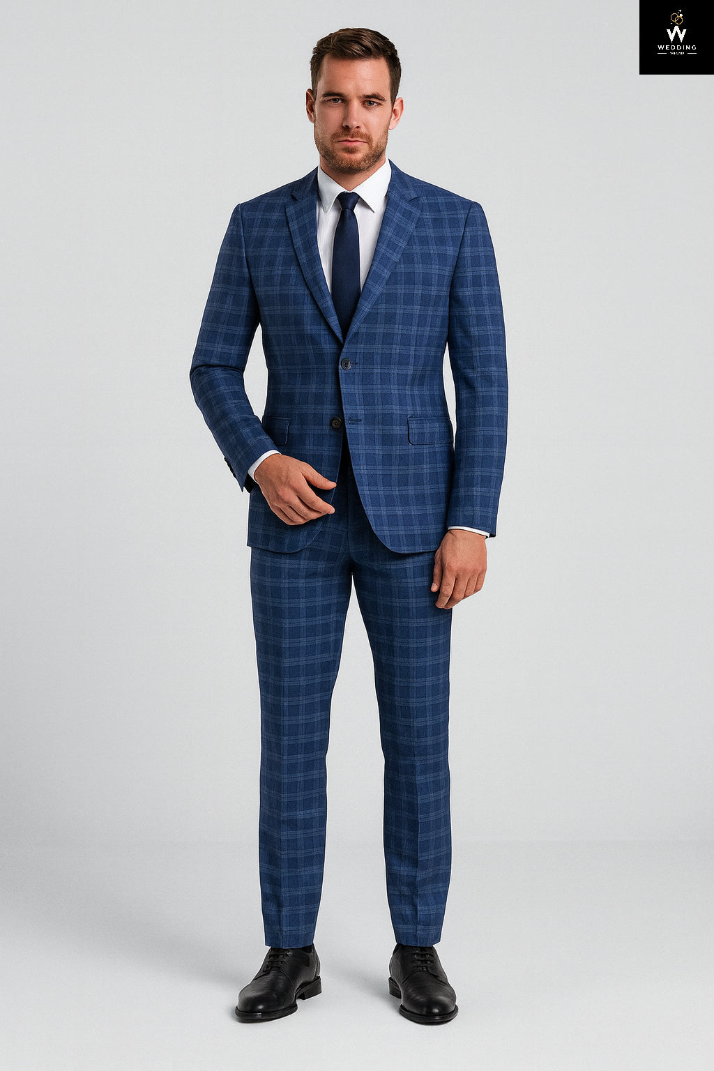 Blue Plaid Suit