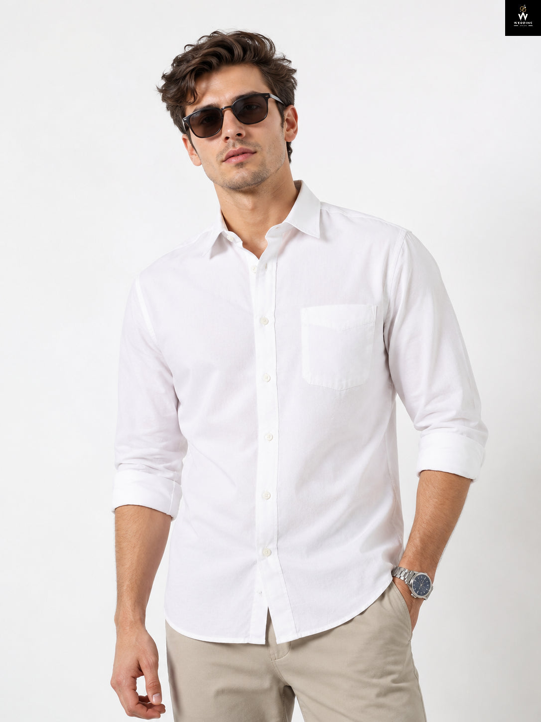 Men White Shirt