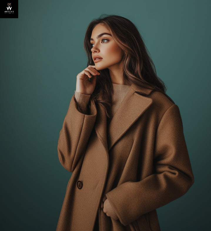 Tan brown overcoat