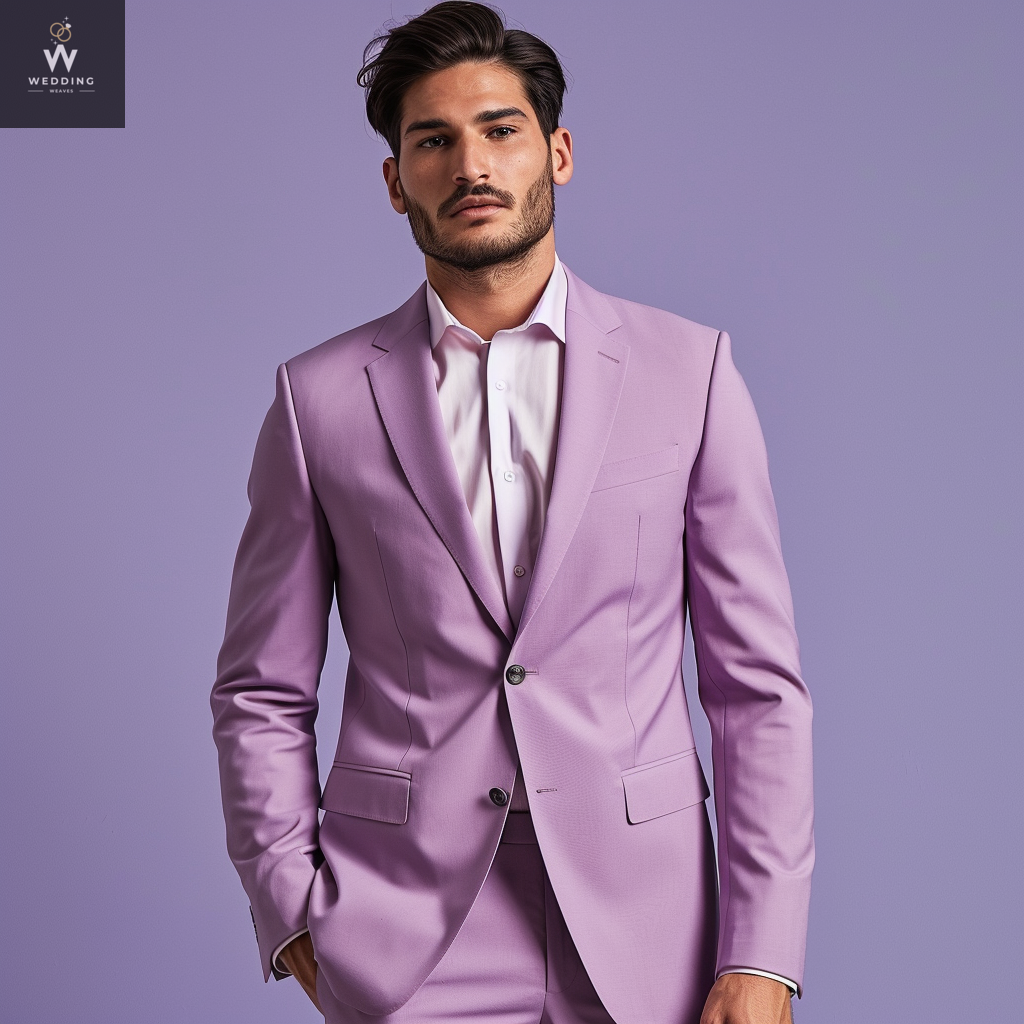 Mauve two piece suit